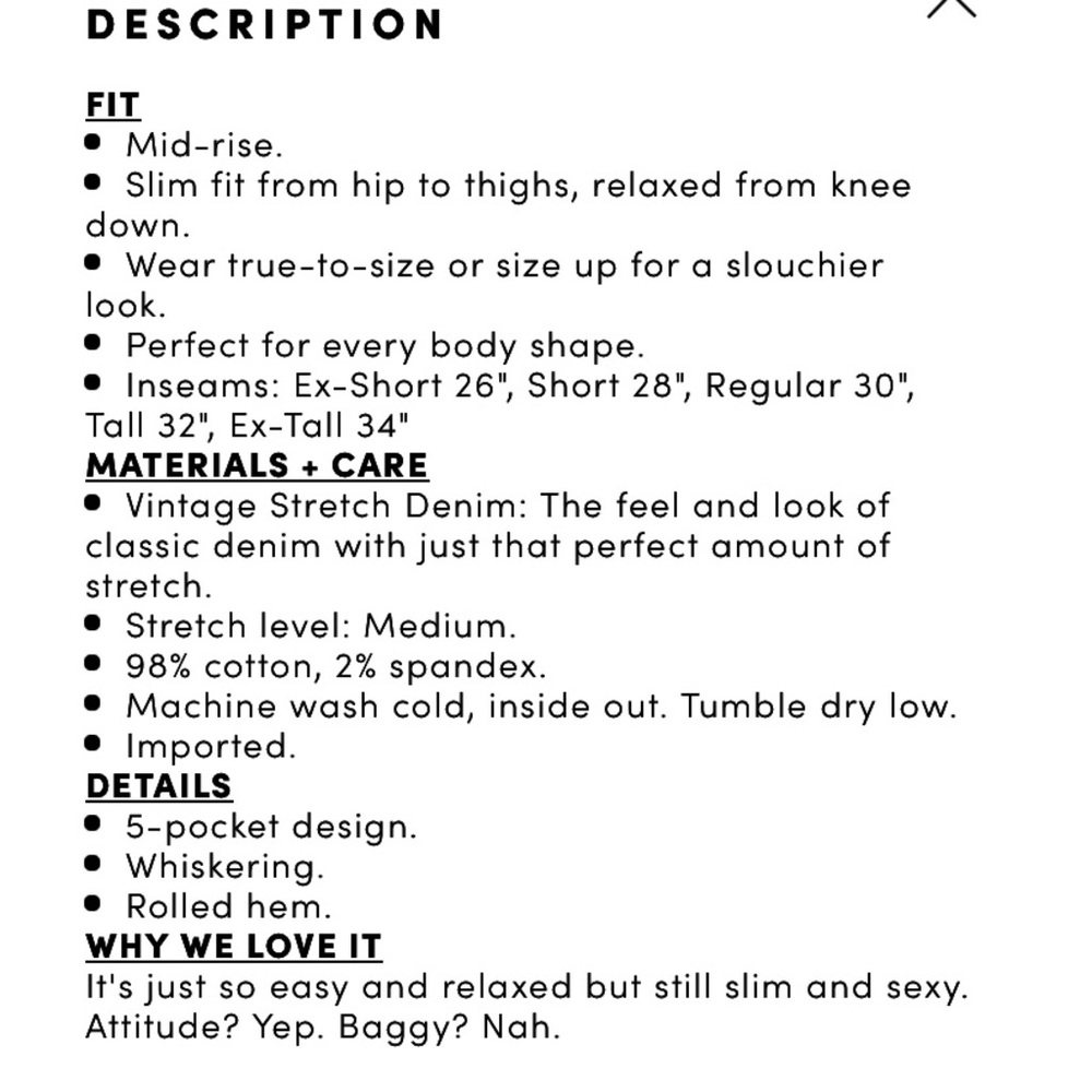 TORRID BOYFRIEND STRAIGHT VINTAGE STRETCH MID RISE JEANS 20R DARK WASH RETRO Y2K - Picture 13 of 15